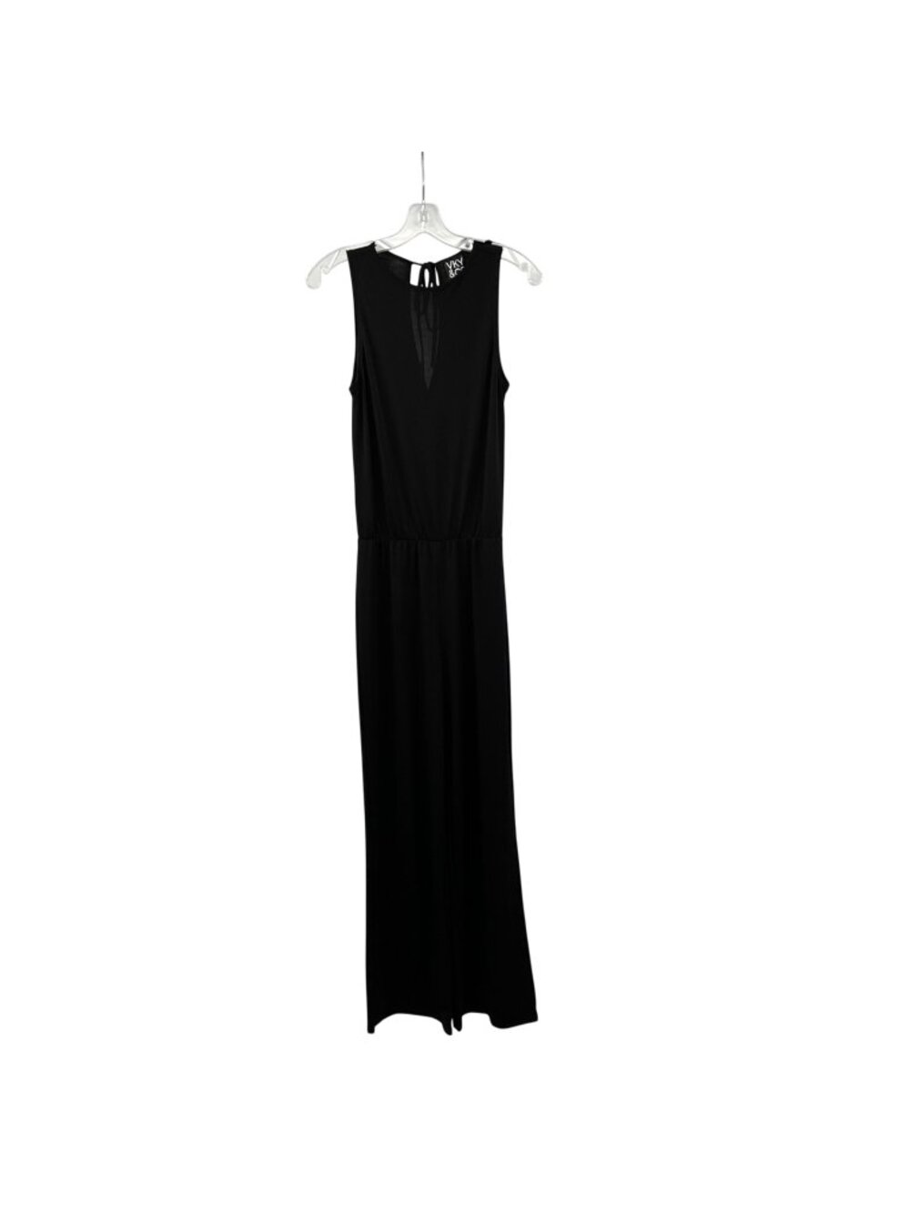 VKY & CO Sleeveless Jumpsuit Straight Leg Lightweight Black Size Small New